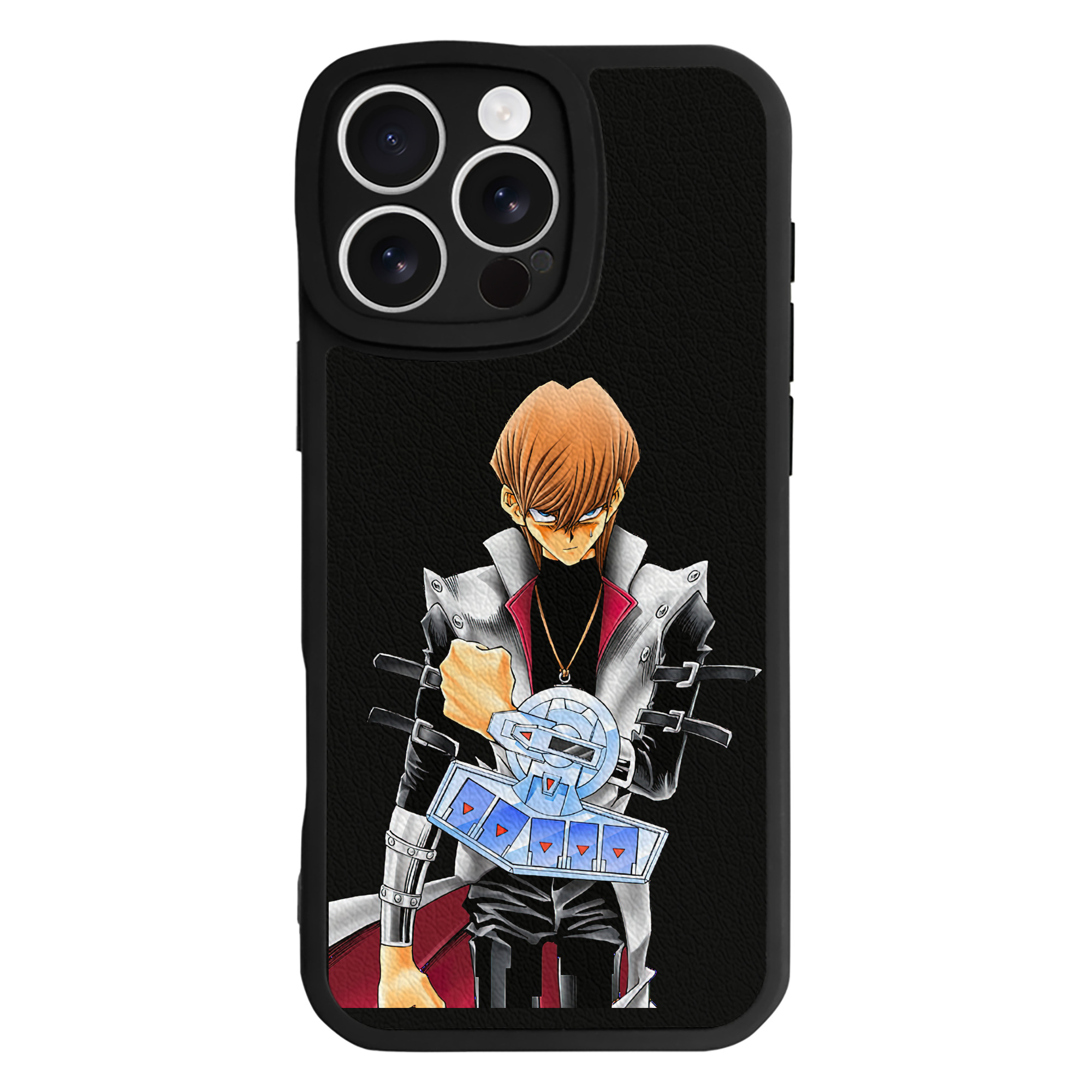 遊☆戯☆王 Yu-Gi-Oh! 【iPhone 16シリーズ対応】シリコンスマホケース（レザー調） 材質：シリコン